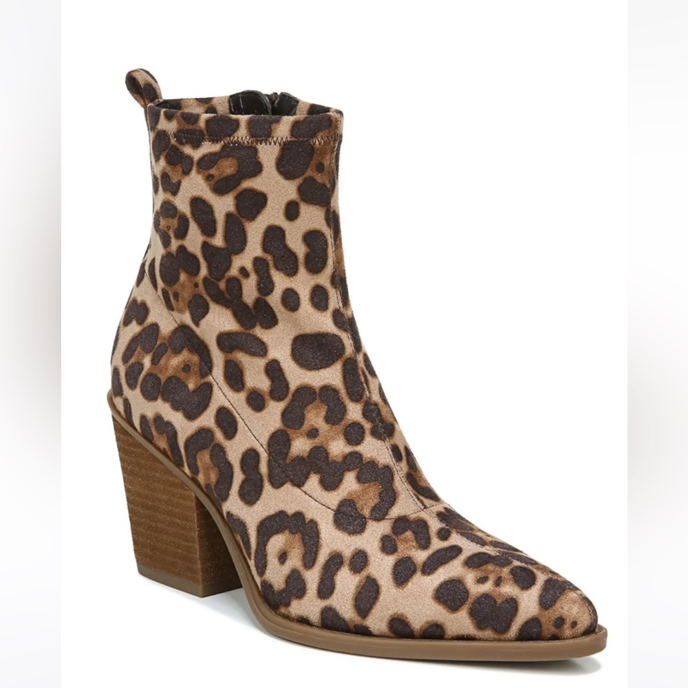 SOUL Naturalizer Melodi Ankle Boot 8.5M Cheetah print bootie